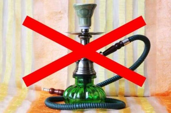 rejection of hookah the day before the test