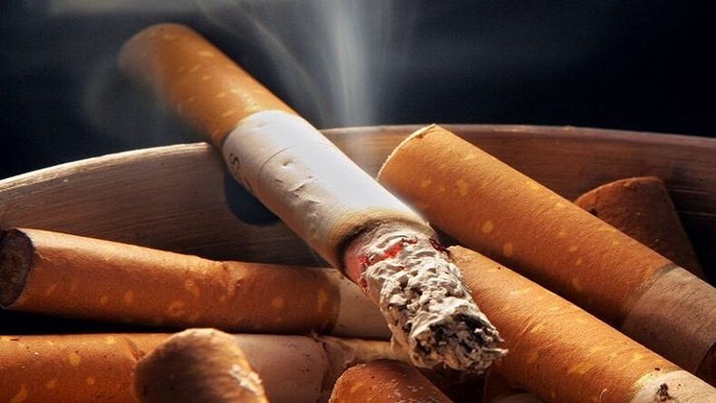burn cigarettes and quit smoking