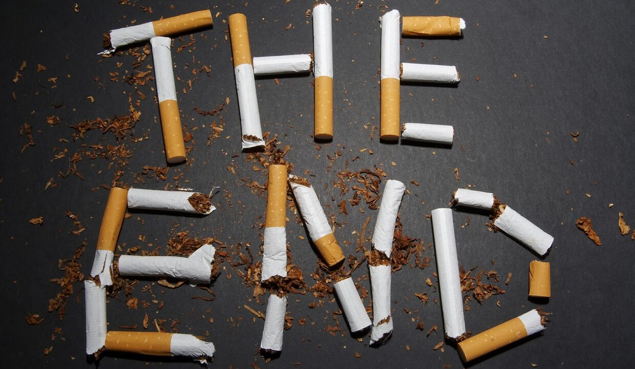 cigarette bursts and changes in the body when quitting smoking